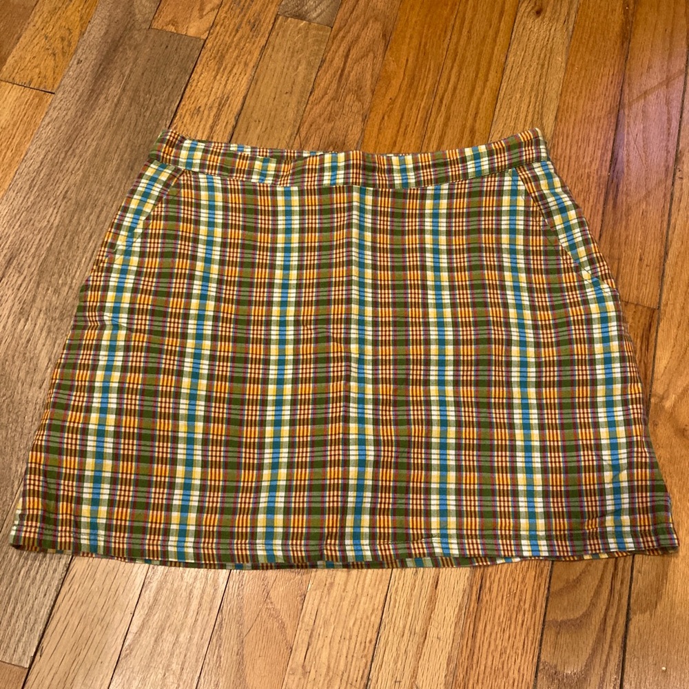 Forever 21 Plaid Mini Skirt, Size Small